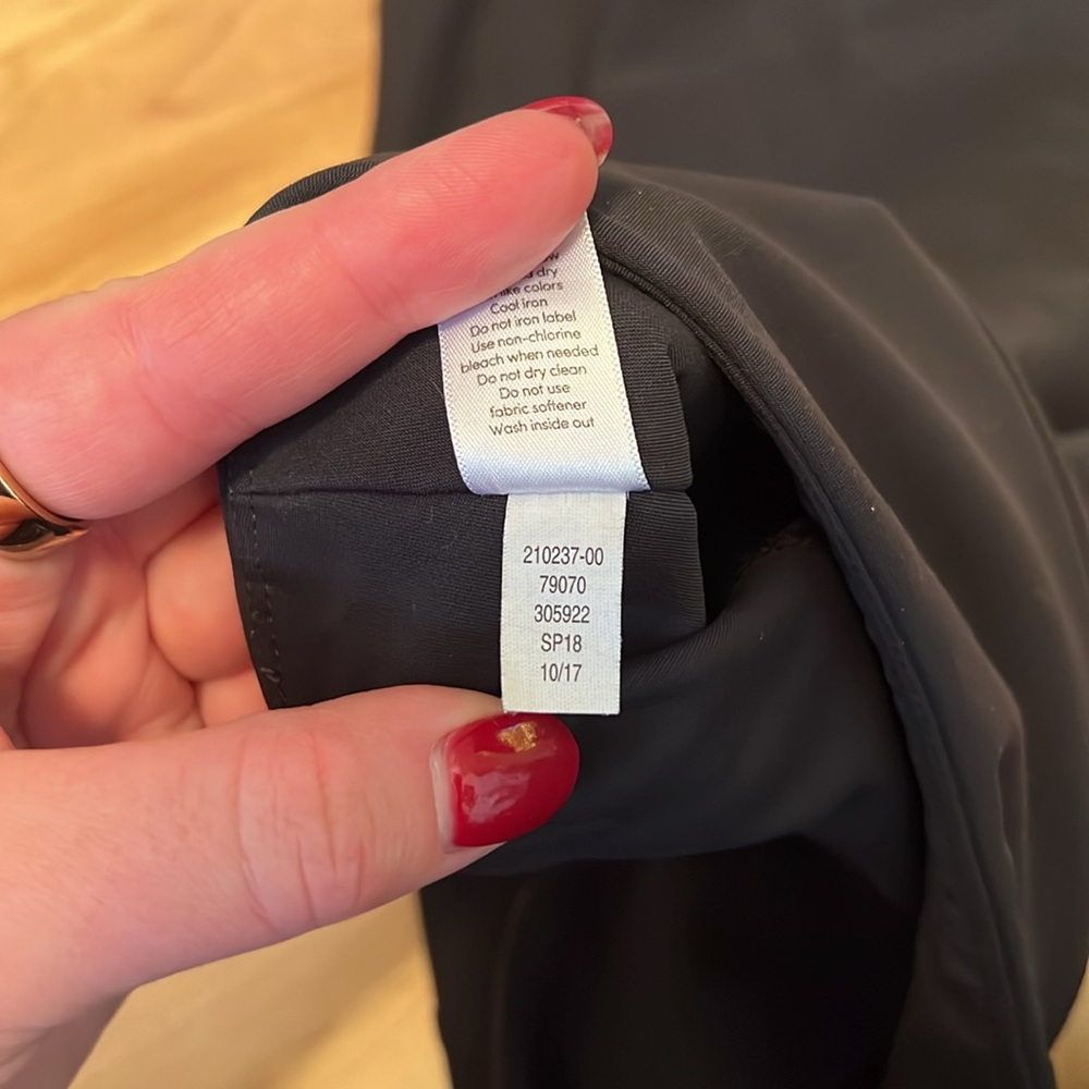 Athleta Black Stellar Crop Pants Medium - Picture 9 of 11